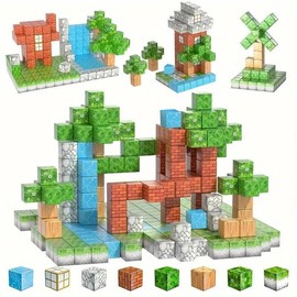 Building Blocks Toy, 1 Box Building Blocks¬†Toy, Creative and Educational Building Blocks Toy for Boys & Girls:_Multicolor_46pcs