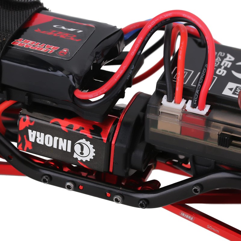 INJORA RC Motor II 050 66T つや消しモーター メタルマウント付き AX24 SCX24