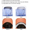 Erioctry 40PCS White Disposable Collar Protectors - Self-Adhesive Sweat Pads