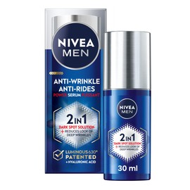 NIVEA Men Anti-Wrinkle 2in1 Power Serum, Dark Spot Solution 30ml