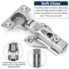 10 Pack 1/2'' Overlay Face Frame Soft Close Hidden Cabinet