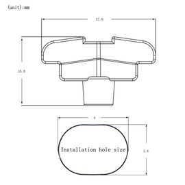 6 Pieces Guitar Peg Button Tuner Machine Heads Guitar Parts Replaces Knobs Tuning Keys for Classic Folk Guitar Accessory, Golden