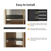 Booche Adjust-A-Shelf Locker Shelf, Extends to Fit Your Locker, Easy
