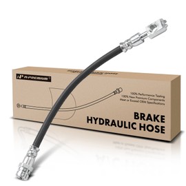 A-Premium Rear Passenger Side Brake Hydraulic Hose Compatible with A3 Quattro & Volkswagen Beetle, Eos, Golf, GTI, Jetta, Passat, 2010-2016, Replace # H621663, 5C0611776