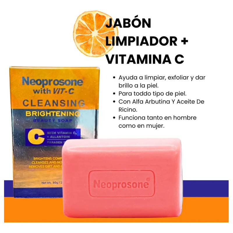 NEOPROSONE Express Kit Sérum + Crema + Limpiador Antimanchas Blanqueador