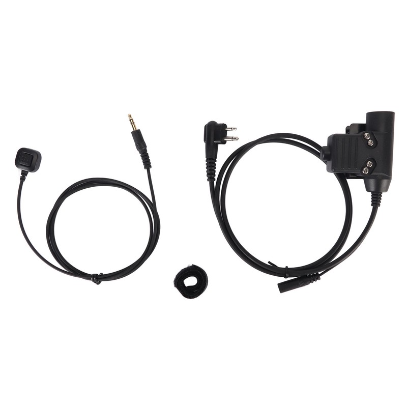 U94 PTT Adapter Push to Talk Button Walkie Talkie Military