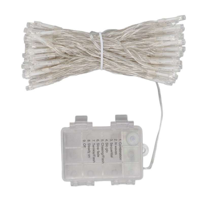 LED String Lights Dimmable Timing Battery Remote Control String Lights