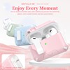 MHYALUDO for AirPods Pro 2nd/1st Generation Case Cover, Compatible with