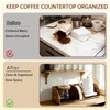 Acacia Coffee Bar Station Organizer Stand Caddy for Chemex Pour