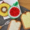 유하우스 난달라 샌드위치 2겹 아크릴수세미, 4개입, 1세트 Yuhouse Nandala Sandwich