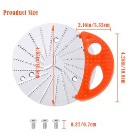 Blade and Crescent Tool Replacement For Jack Lalanne Power Juicer