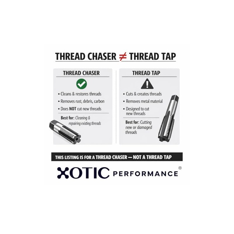 Xotic Performance™ Thread Cleaning Chaser M11 x 1.50 x 152