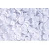 VBS Sequins Curved, Diameter 6 mm, White