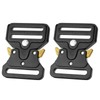 DEVPSISR 1-1/2 Inch Tactical Buckle Replacement 2 pack,Metal Buckle Clip