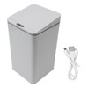 Desktop Sensor Trash Can USB Charging Foldable Lid 9L Intelligent
