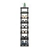 Furinno Turn-N-Tube 8-Tier Vertical Space Saving Free Standing Shoe Tower,