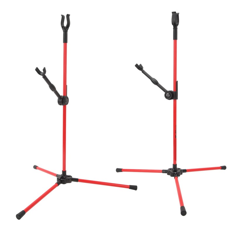 Archery Recurve Bow Stand Fiberglass Compound Bow Holder Light Weight