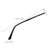 Angoily Universal Glasses Replacement Temple 5.43 Inch Metal Anti-Allergic Non-Slip