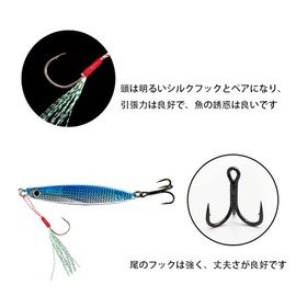 Spotlip 6pcs Set Metal Jig Hard Bait Jigging Fishing Lure 7g/10g/14g/17g/21g/25g/30g Boat Sea Fishing Lure Set (7g)