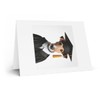 DistinctInk Greeting Card/Note Card - Smooth Fox Terrier Graduation -
