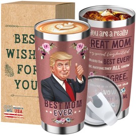 Juchuar Mothers Day Gifts for Mom - 20 oz Mother Stainless Steel Tumbler, Funny Christmas Day, Valentines Day and Birthday Gifts for Mom, Unique Mothers Day Gift from Daughter Son