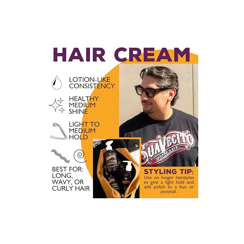 Suavecito Brilliant Crème, 8 oz