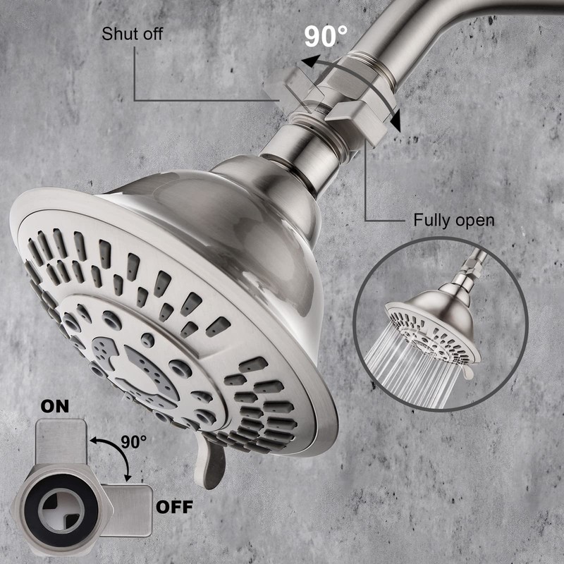 BRIGHT SHOWERS Water Flow Control Valve, Brass Shower Valve with