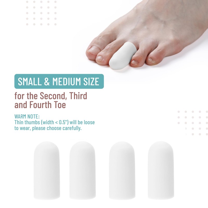 DR. JK- Silicone Toe Protectors for Men & Women, 4