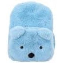 Depesche 11992 TOPModel Iceworld Children's Backpack in Light Blue with Soft Plush Fur, Polar Bear Face and Ears, Bag with Adjustable Straps