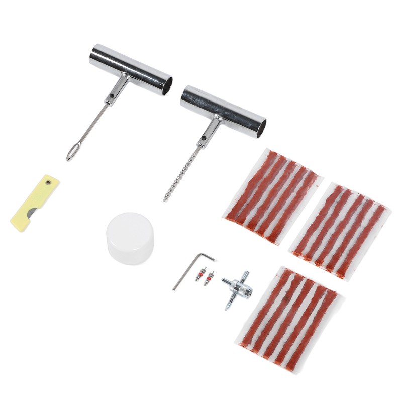 24Pcs Tire Repair Kit Heavy Duty Tire Plug Kit Universal
