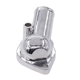 ApplianPar 15° Swivel Water Neck Thermostat Housing for Chevy 265 283 305 327 350 383 396 400 402 409 427 454 472 502 SBC BBC Small Big Block Engines Polished Aluminum