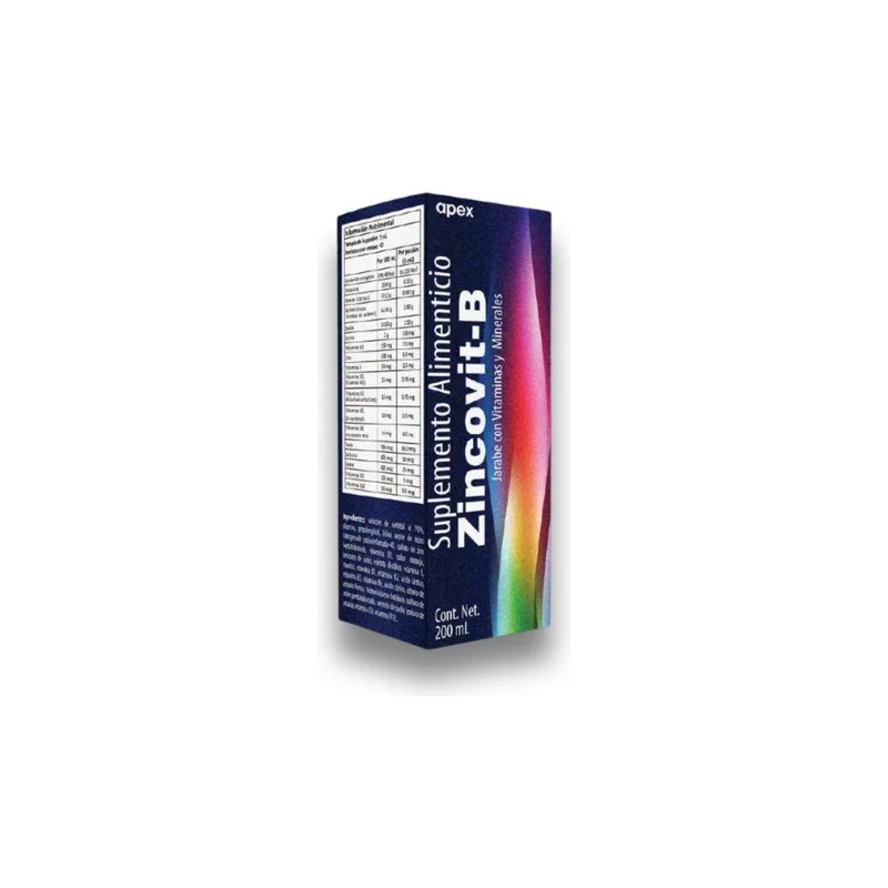 Zincovit-b Suplemento Multivitaminico Con Zinc Y B12 Pack 2 Naranja