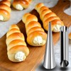 Guowall Cream Horn Mold, Stainless Steel Ice Cream Cone Mold