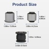 6PCS Rear Lower Control Arm Knuckle Bushing Kit Compatible with
