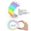 ARGB Extension Sleeved Cable 5V 3 PIN Bendable Silicone Synchronized