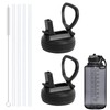 UWSTE 2Pack Straw lid Compatible with Nalgene Water Bottles 32