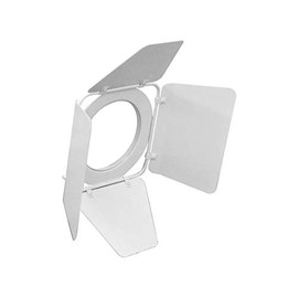 Odyssey Innovative Designs Aluminum 4-Way Barn Door for Par 30 Light Fixtures, White