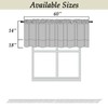 Simplebrand Terracotta Valance for Windows, Short Blackout Curtains for Kitchen/Small