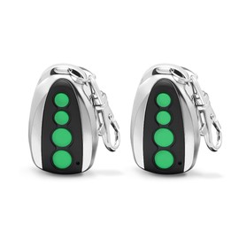 TOPENS M12 Handheld Transmitter Remote Control 4-Channel Transmitter for Automatic Gate Operator, Swing Gate Operator, Sliding Gate Operator, Electric Garage Drive with 433.92 MHz Key Fob Safety Kit,