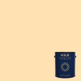 KILZ TRIBUTE Paint & Primer, Interior, Satin, Golden Feather, 1 Gallon