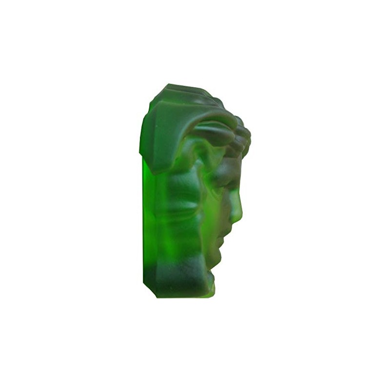 Medusa Half Head Crystal Glass L 7.8 cm x W