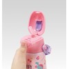 Skater SSH4D-A 3D Stainless Steel Straw Water Bottle, 12.5 fl