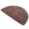 Half Round Shape Super Absorbs Non Slip Floor Mat for