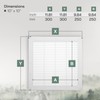 ventilación Systems 10 x 10 pulgadas (dimensiones abiertas) Cubierta de