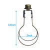 ECUDIS 2 Pack Lamp Shade Light Bulb Clip Lampshade Adapter