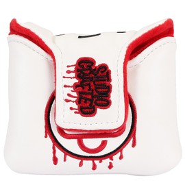 Studio Crafted Hack Show Hockey Goalie Mask Golf Square Mallet Putter Cover Magnetic Closure