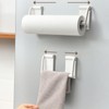 Adjustable & Stable Magnetic Paper Towel Holder with Magnetic Adsorption
