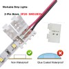 Biantie La 2-Pin 8mm LED Connectors Solderless Unwired Clips -