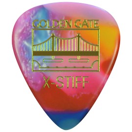 Golden Gate Guitar Picks (MP-147), Clown Confetti,The Sideman - X-Stiff