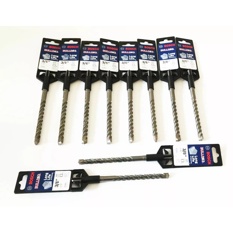 BOSCH 10 BOSCH BULLDOG 6" SDS PLUS CARBIDE TIP MASONRY